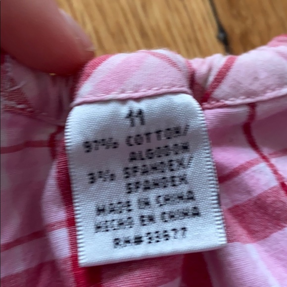 Pink, white and red plaid mini skirt/skort! - Picture 6 of 12